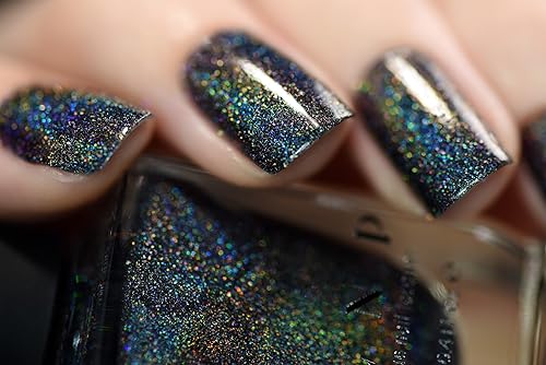 Miniatura 1390 de ILNP Madison Ave Esmalte de uñas holográfico metálico rosa antiguo