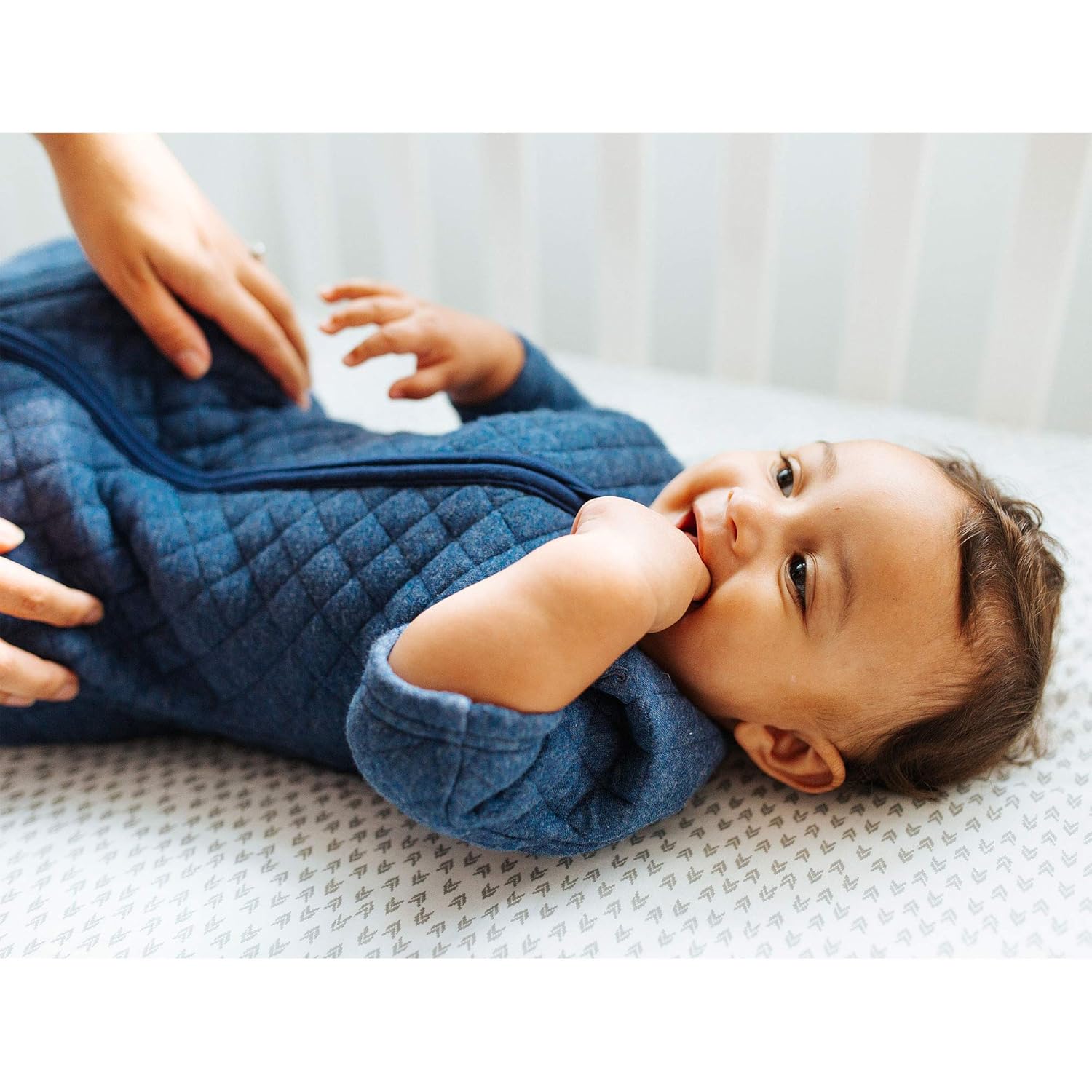 HALO Easy Transition Sleepsack Wearable Blanket, TOG 1.5, Heather Denim, Small : Baby