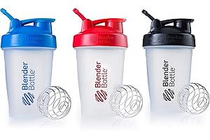 12 Oz Blender Bottles | Leakproof Protein Shaker Bottle