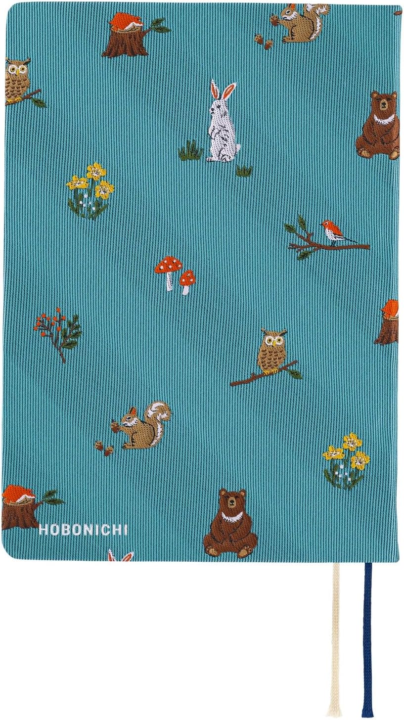 Hobonichi Techo HON A6 2026 – Bow & Tie: In the Forest (English, January Start Planner)