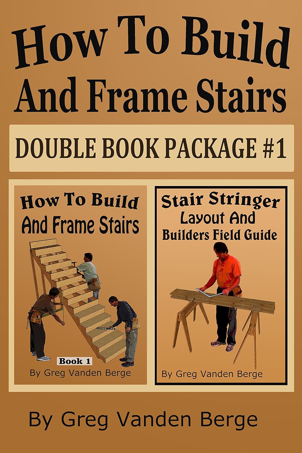How To Build And Frame Stairs Double Book Package 1 , Vanden Berge