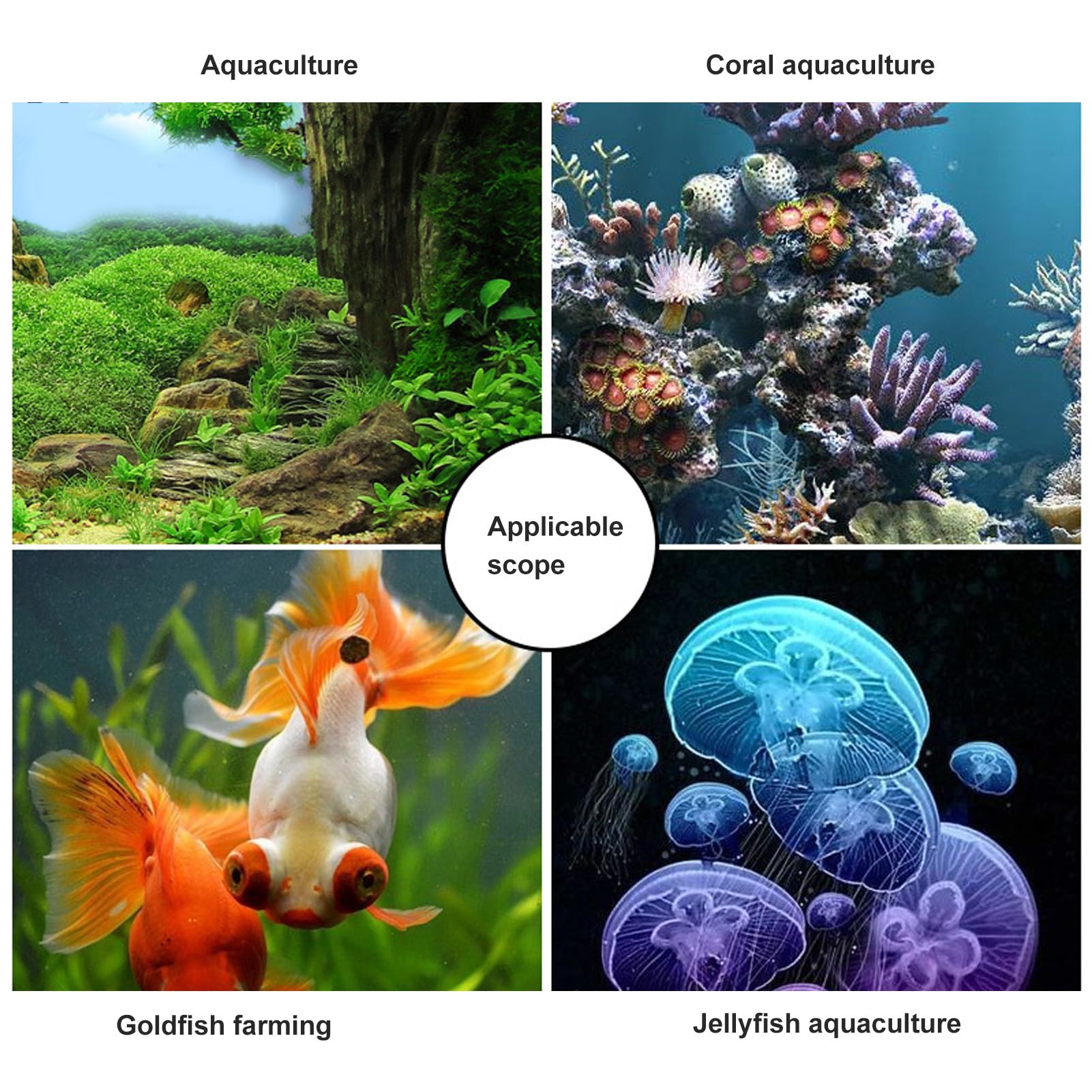 Aquarium-Kühler, 120 W, Wassertank-Heiz- und Kühlsystem für 35 l-Aquarien, elektronischer Temperaturregler mit 10 bis 40 Grad Celsius Bereich und geräuscharmem Betrieb 30 bis 35