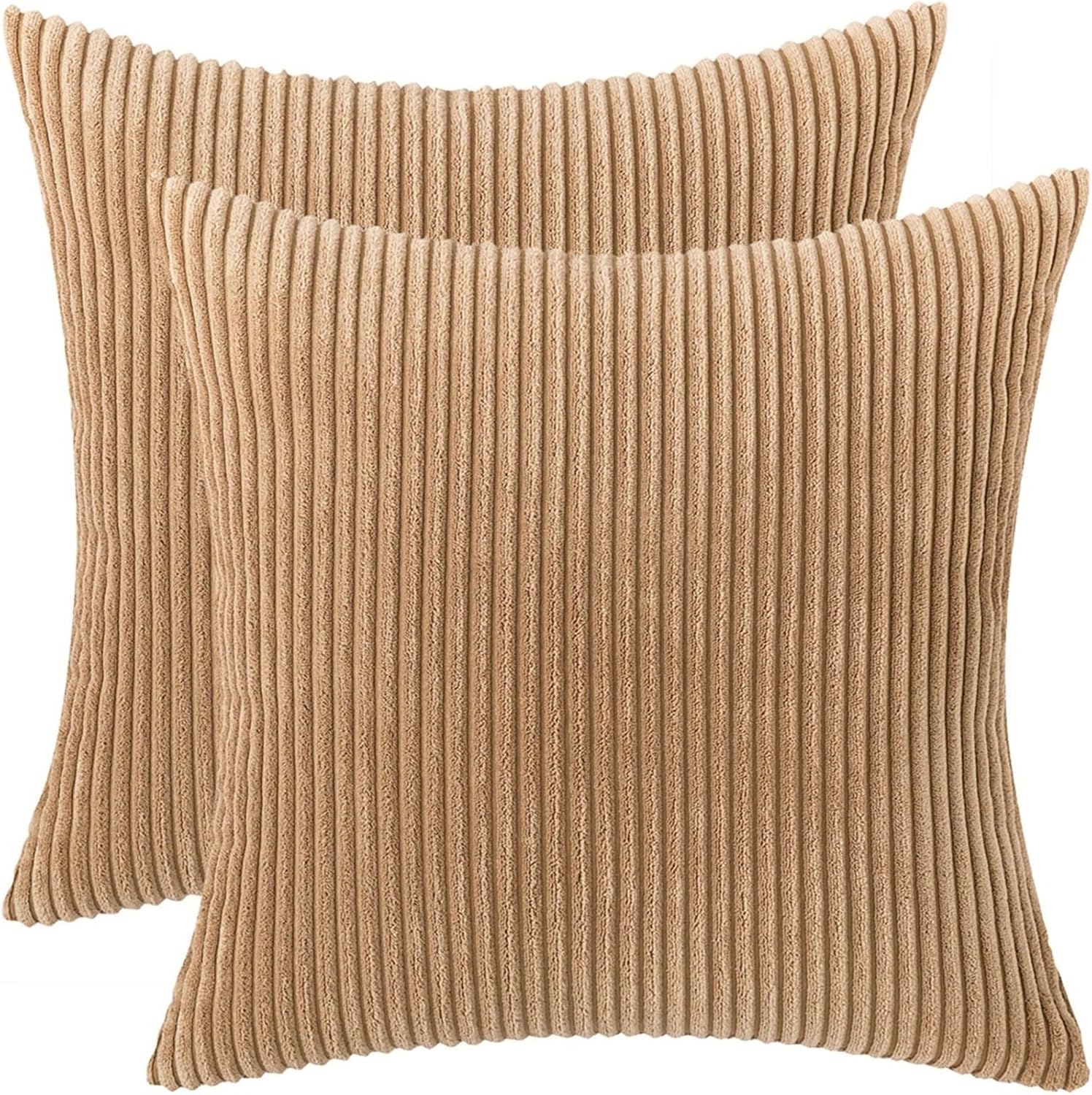 26 Sizes, Pillowcases Standard Set of 2 Throw Pillow Covers 20x20 Cotton and Polyester Pillow Protectors 12x20 Pillow Cases 18x18 with zipper Decorative for Sofa Car Bed Cushion Slipcover(Q17W,145x40