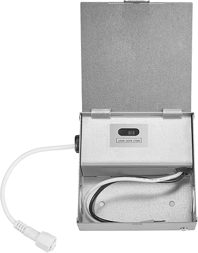 Miniatura 8 de Maxxima Foco LED empotrado cuadrado ultrafino de 4 pulgadas de bajo kelvin, antirreflejo, clasificación IC sin lata, 1200 lúmenes, 3 temperaturas de