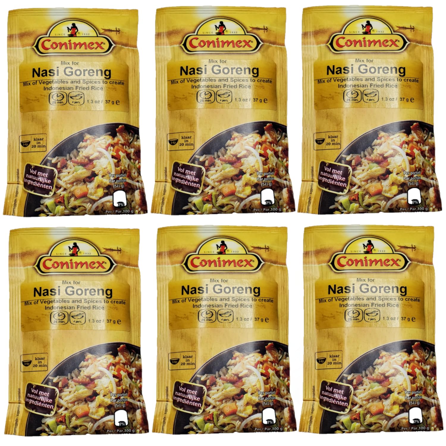Mix Voor Nasi Goreng (Fried Rice Mix) - 1.2oz [Pack of 6]