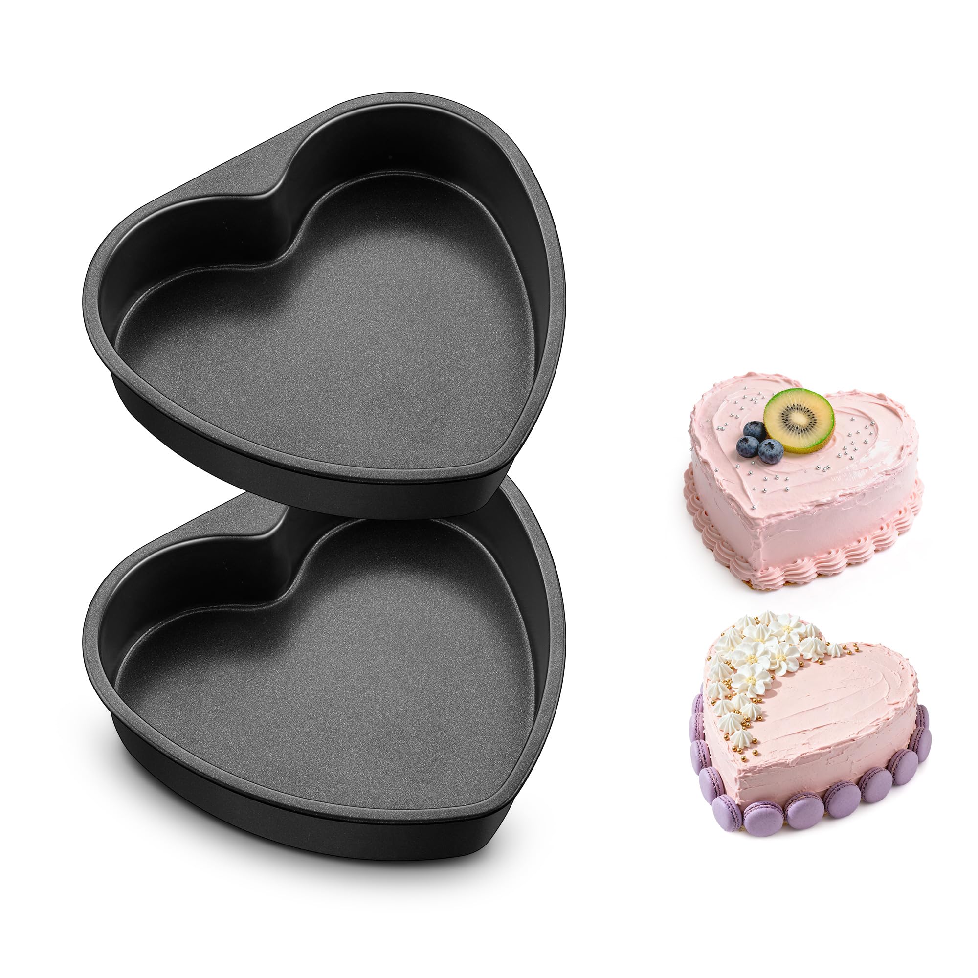 E-far Heart Cake Pan Set