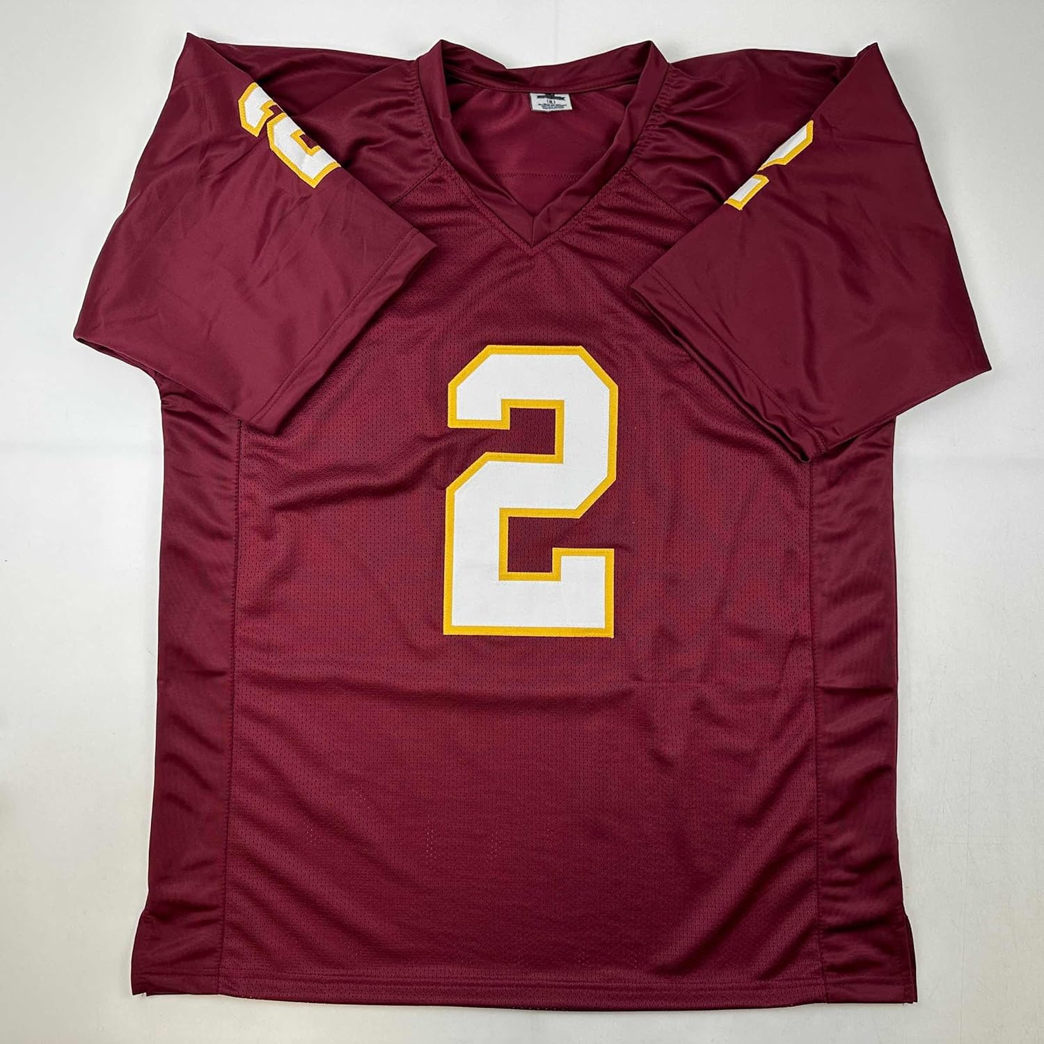 Facsimile Autographed Deion Sanders Florida State Maroon Reprint Laser Auto College Football Jersey Size Men's XL - Image 3