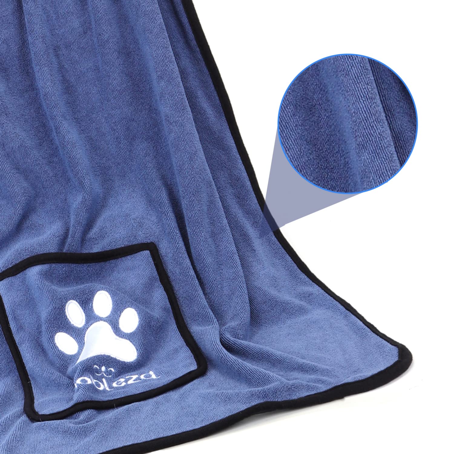Nobleza handdoek huisdieren groen