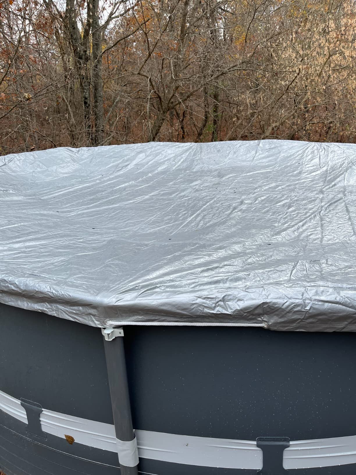 11/mo Finance INTEX Deluxe 18Foot Round Pool Cover Buy Now, Pay Later