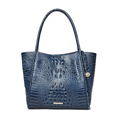 Brahmin Bailee Tote Handbags Dark Indigo, Leather
