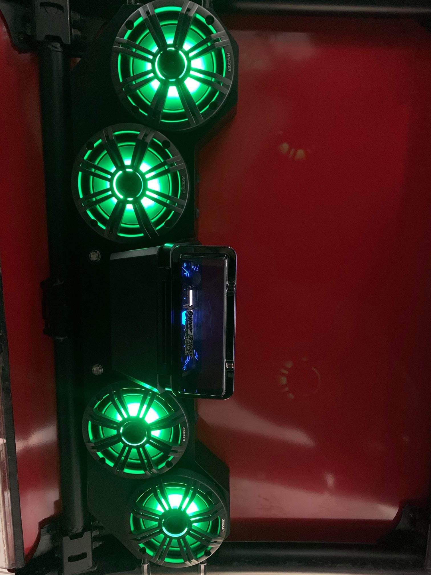 Galena RZR PRO XP Sound Bar Tower Speakers Stereo Bluetooth Radio Razor - PROXPRGB