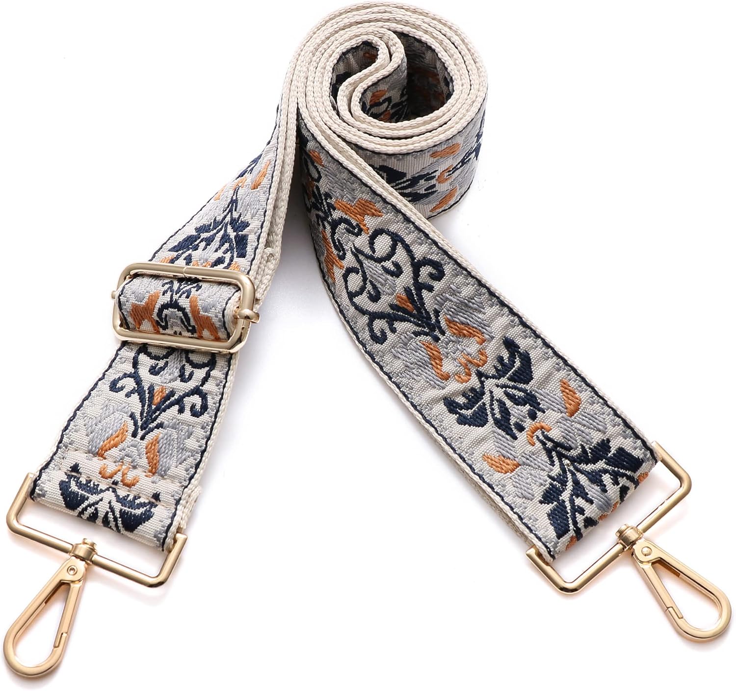 S-Jacorry Purse Strap Replacement Crossbody Wide Shoulder Strap Adjustable Canvas Straps Handbag Strap Replacement Belts - Image 2