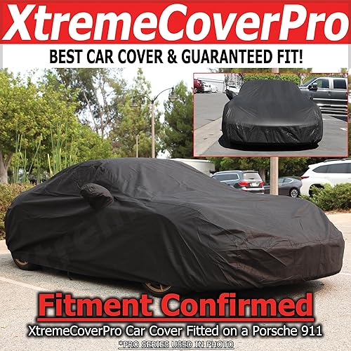 Miniatura 3 de Funda de coche personalizada FIT para Porsche 911 992 Carrera XtremeCoverPro Platinum Series 2019, 2020, 2021, 2022, color negro