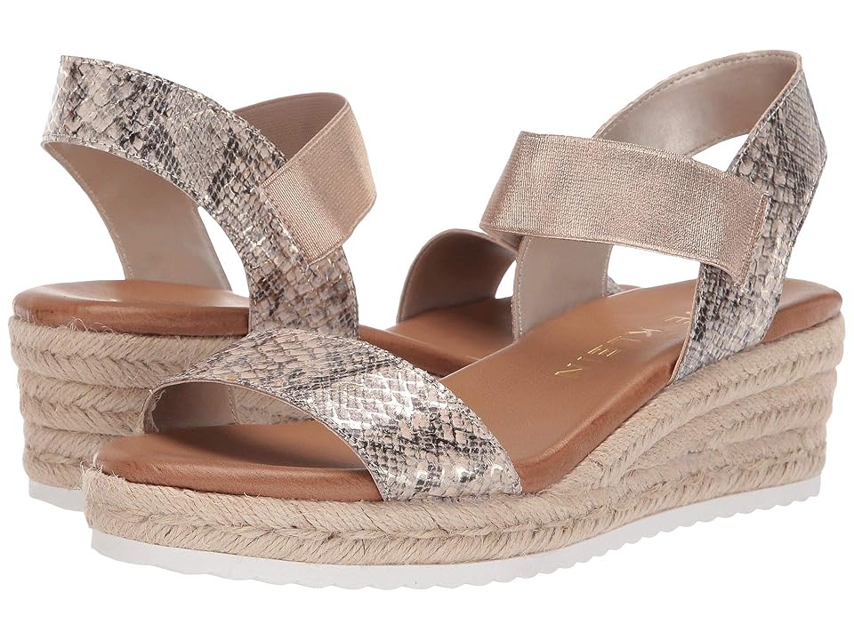 

Anne Klein Cait Espadrille Platform Sandal (Natural) Women's Shoes, Beige