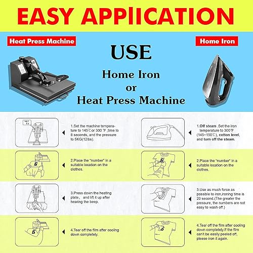 Miniatura 6 de Letras termotransferibles de 3 pulgadas Letras DIY Letras Jersey Ropa Camiseta Eslogan del equipo (negro)