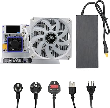 NEXHASH Nerd Miner 8T Home Bitcoin Solo Miner BM1370 ASIC Mining Rig