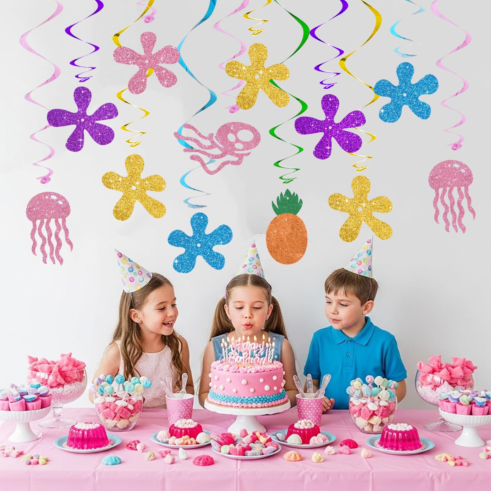 Yellow Jellyfish Party Decorations - FREE SHIPPING -6
