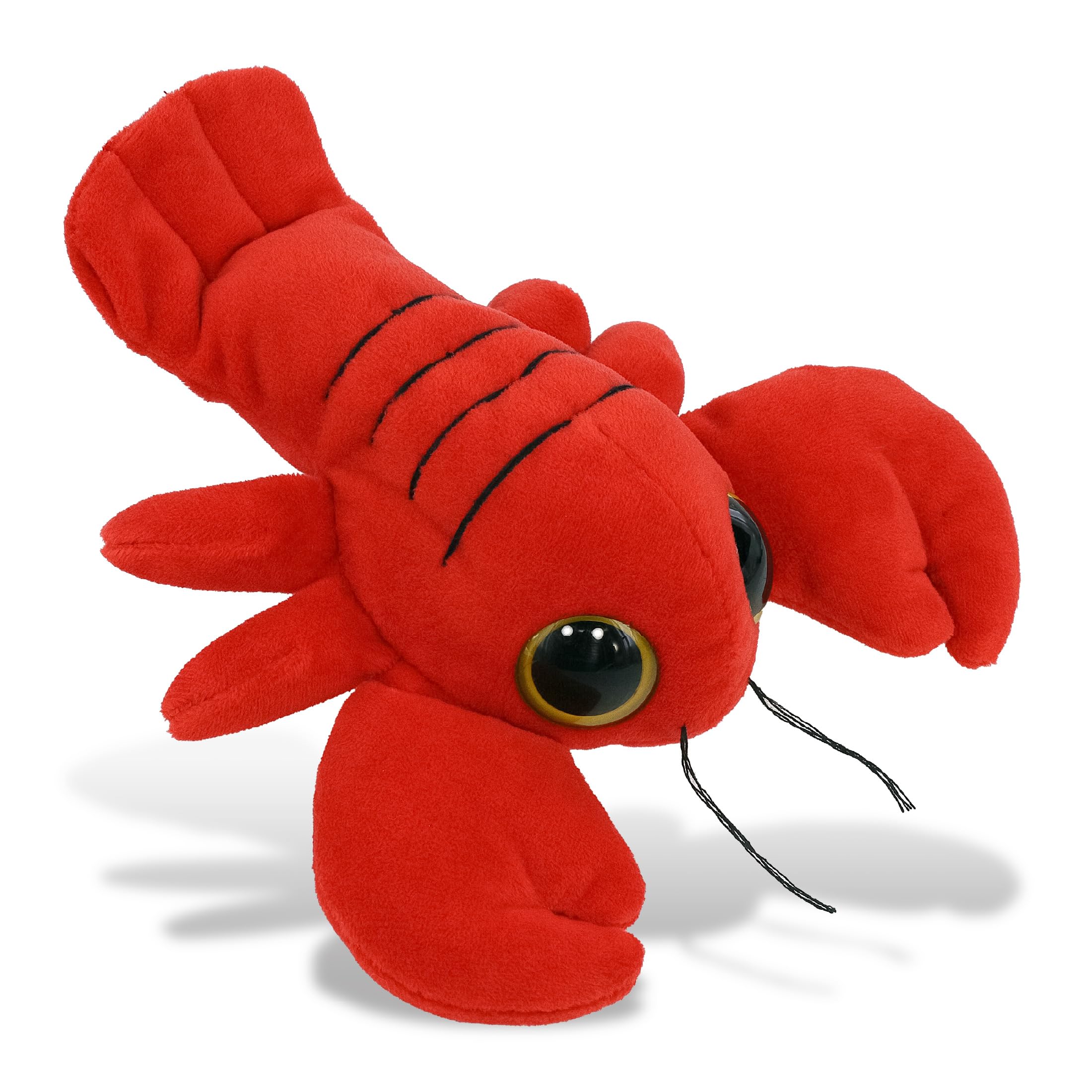 DolliBu Red Lobster Stuffed Animal - Super Soft Big Eyes Lobster Plush, Ocean Stuffed Animal Plush Toy for Boys and Girls, for Kids, Teens, and Adults - 6 Inches