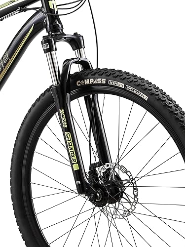 Miniatura 5 de Mongoose Montana Sport and Comp - Bicicleta de montaña para hombre y mujer, transmisión de 18 o 21 velocidades con palanca de cambios de gatillo,