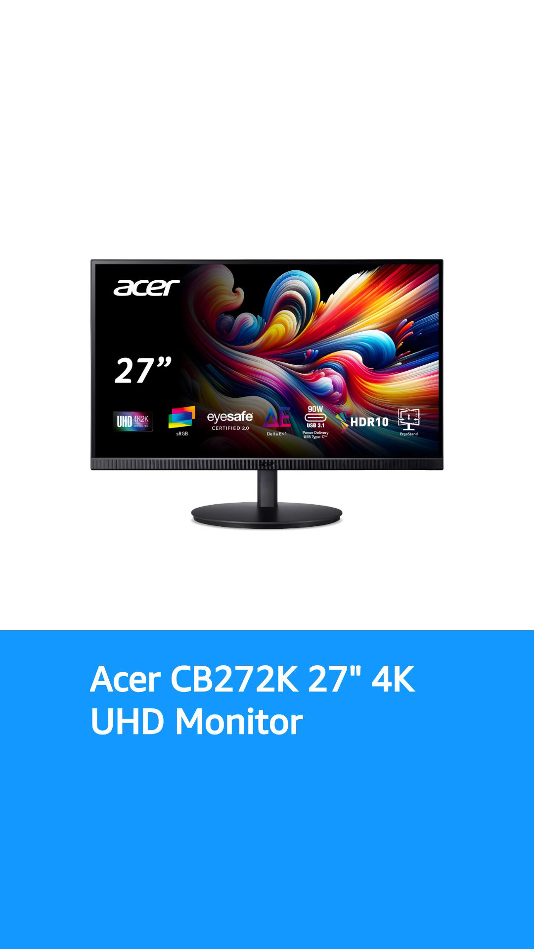 Acer CB272K 27インチ UHD 3840x2160 Amazon.com: Acer 27 Inch 4k IPS Monitor for Home, Office