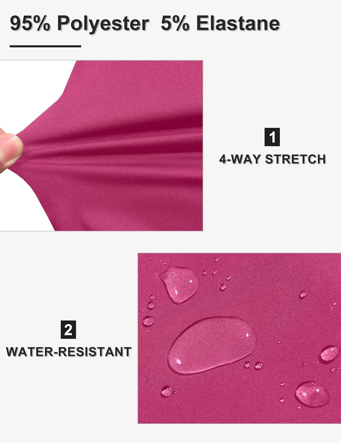 Little Donkey Andy Women's Short Sleeve Jacket Windproof Lightweight Vest for Golf Hiking Running - Image 4