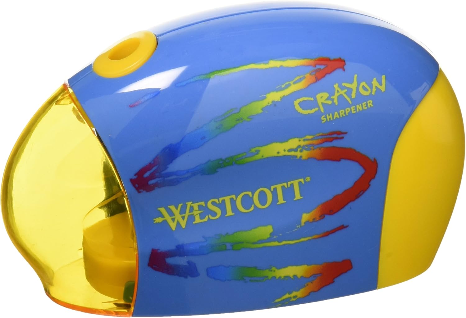 Westcott Crayon Sharpener, Assorted Colors (14213) Pencil Sharpeners Office