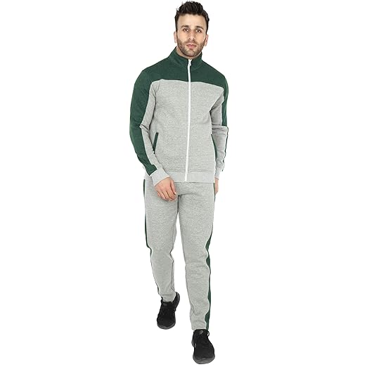 Men Cotton & Spandex Track Suit