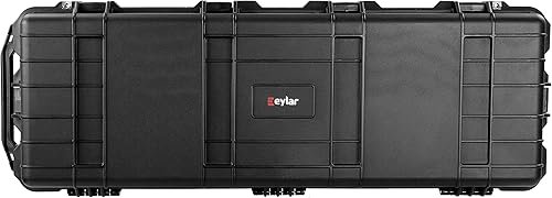 Miniatura 7 de Eylar XXL - Engranaje de rodillos de transporte pesado de 44 pulgadas de profundidad, cámara, herramientas, equipo rígido impermeable con espuma