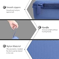 Vista 4 de co2CREA Funda rígida de repuesto para cámara VTech Kidizoom Duo DX/Deluxe/Twist/Pix/Pix Plus Selfie (funda azul)