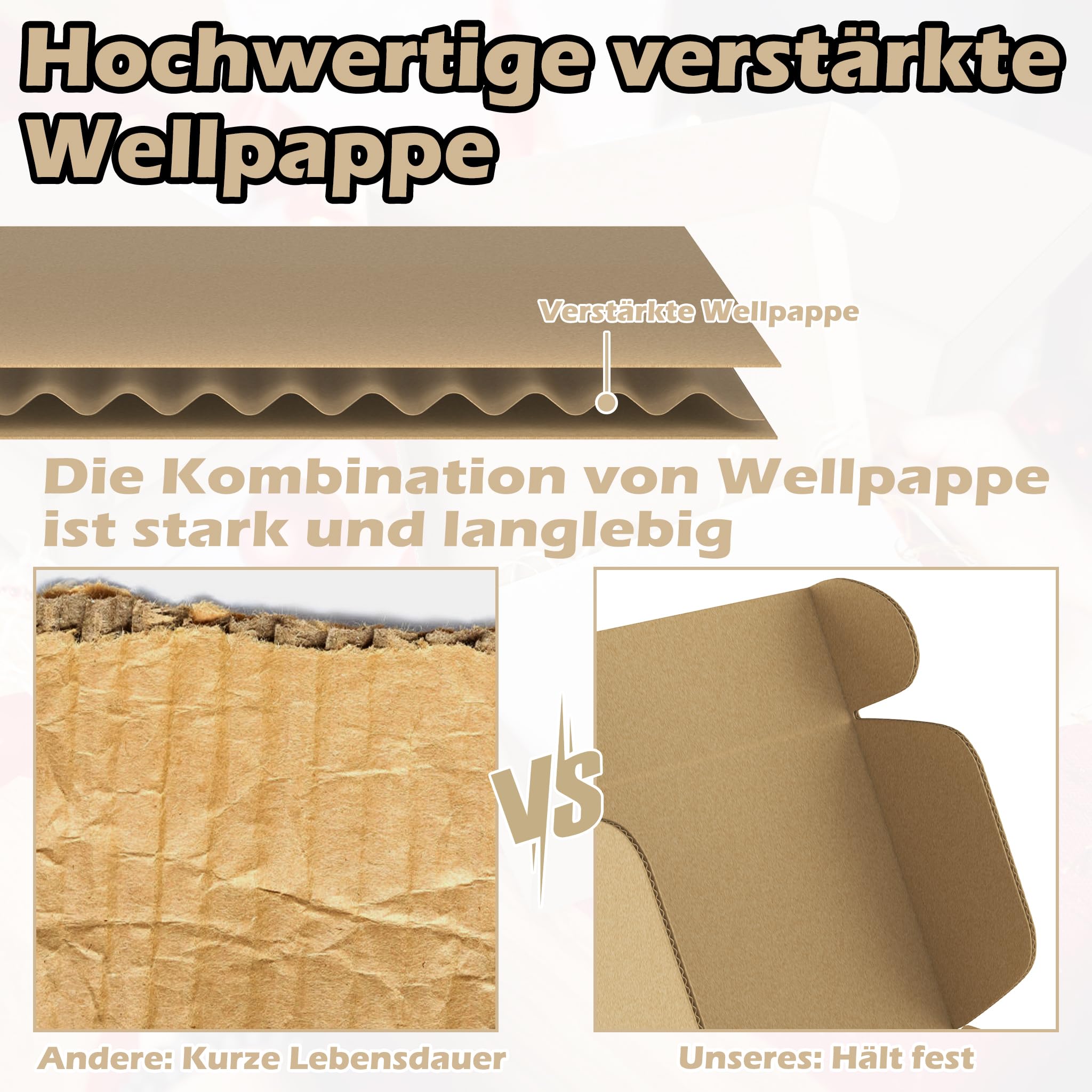 Maxibrief Großpackung 20x15x5cm, 800 Wellpappkartons | Glatte braune Kartonoberfläche zum einfachen Beschriften mit Stiften oder Aufklebern für klare Sendungsmarkierung