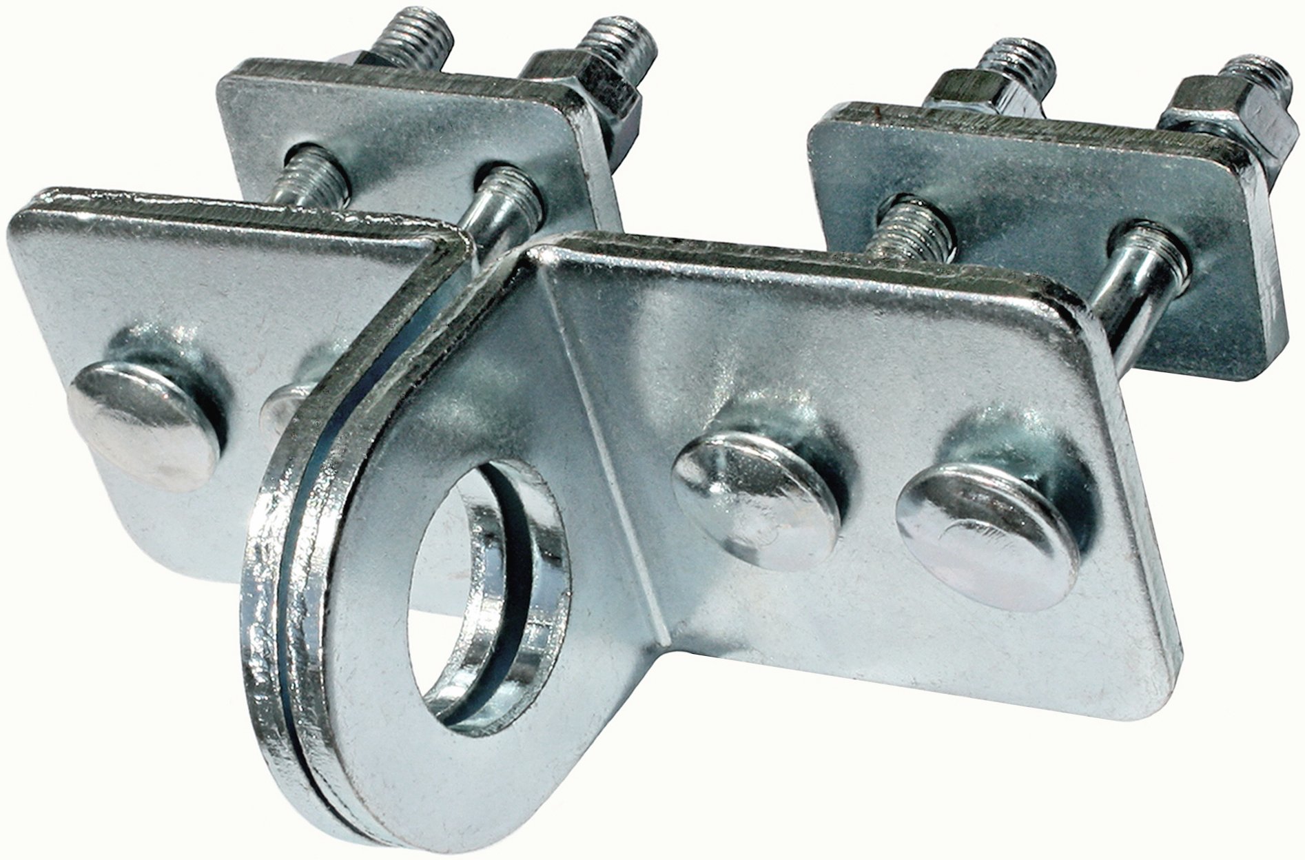 Keymet Black Hasp For Roller Shutters For Padlock 30 Mm Cellar Lock Galvanised