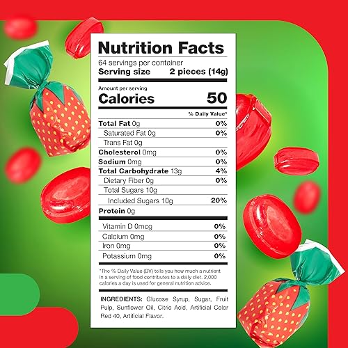 Miniatura 2 de Crazyoutlet - Caramelo macizo relleno Arcor Buds Bon Bon de fresa bolsa de 2 libras