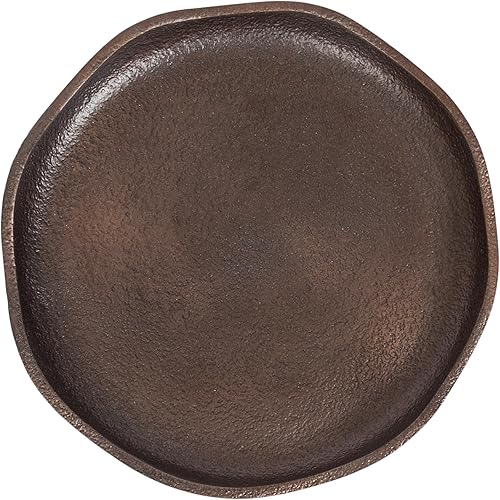 Miniatura 7 de Kate and Laurel Alessia - Mesa decorativa moderna de metal para bebidas, 8 x 8 x 22 pulgadas, bronce, soporte redondo de aluminio fundido para