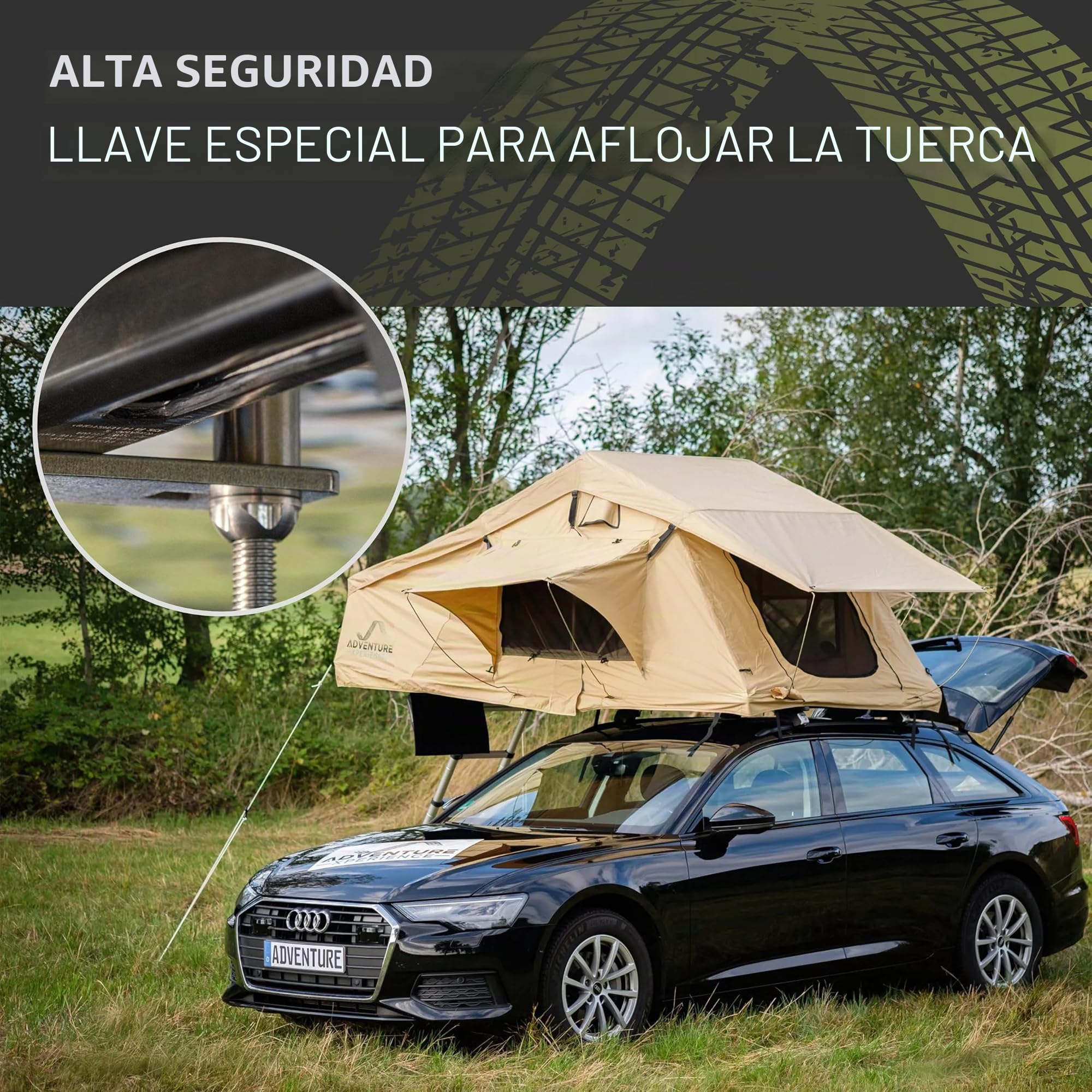 Tuercas antirrobo de acero inoxidable M6, M8, M10, M12, V2A, tuercas de seguridad V2A, 4 orificios (4 tuercas, 1 tuerca, M10)