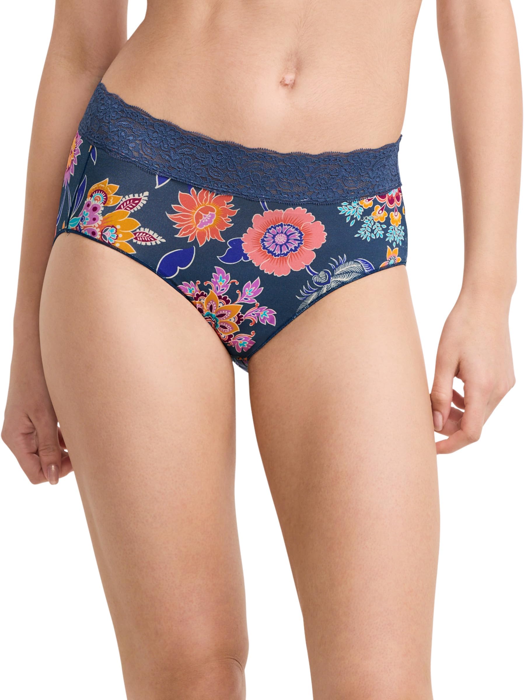 Women's Underwear No Panty Line Promise Tactel Lace Hip Brief
