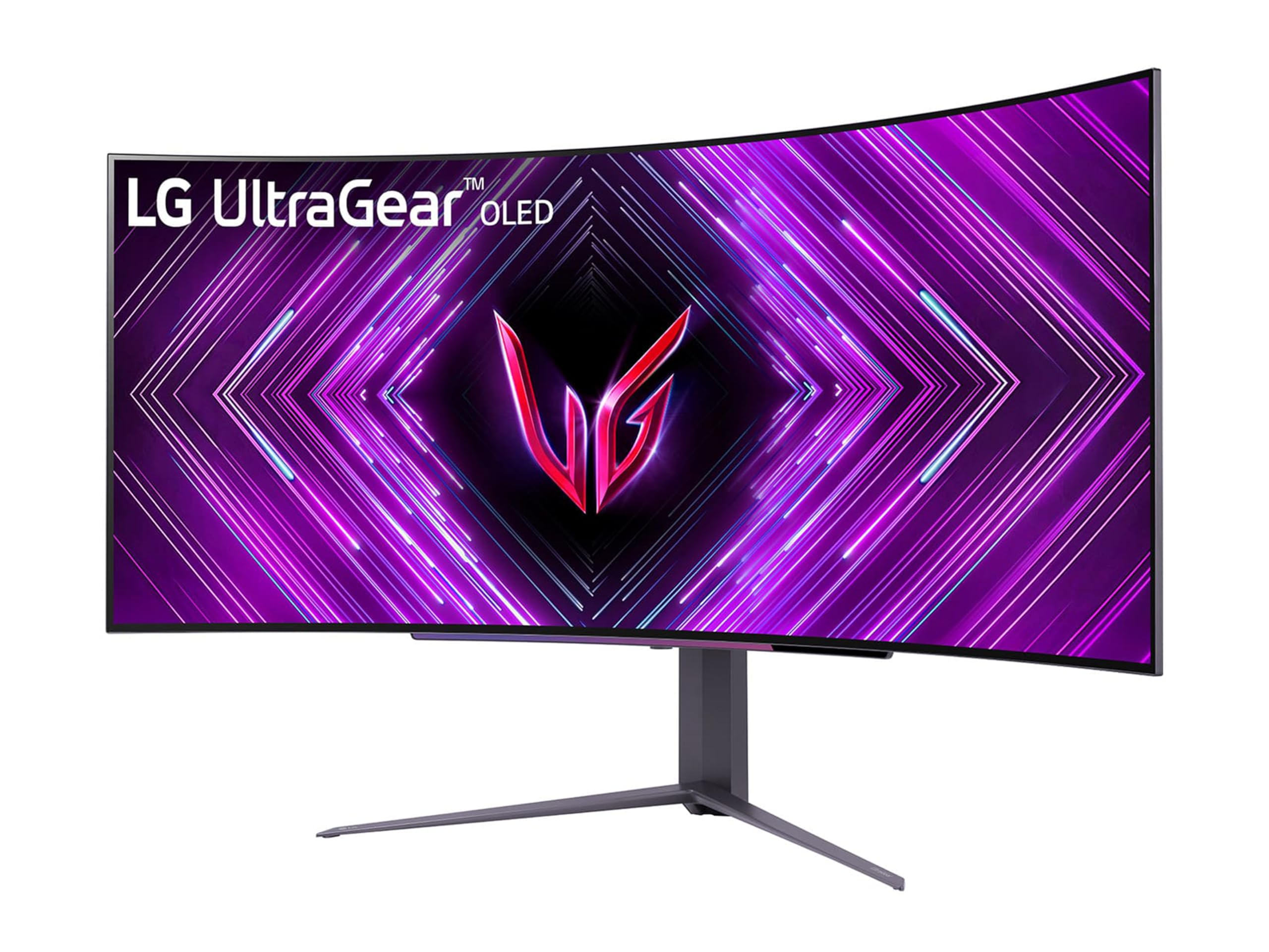 LG UltraGear™ 45GS96QB-B 45" Gaming PC Display - Panel OLED o rozdzielczości QHD, (3440x1440), 0,03 ms GtG 240Hz, DisplayHDR™ True Black 400, DCI-P3 98.5%, AMD FreeSync Premium Pro, NVIDIA G-Sync,