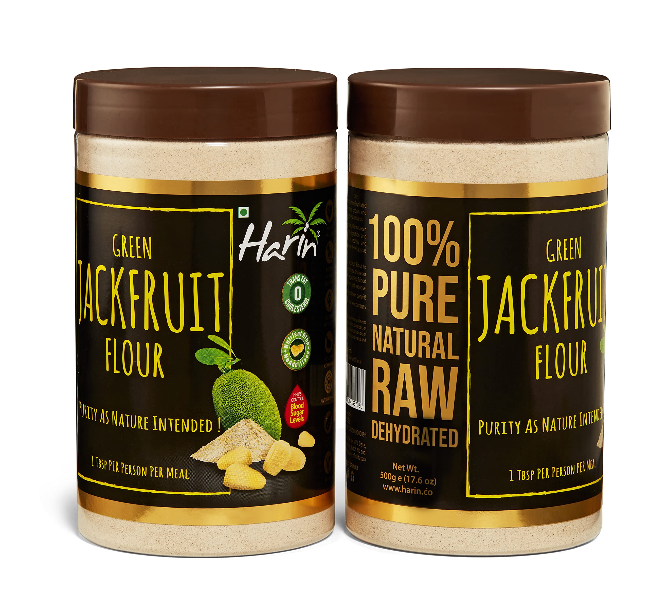 Harin & device Green Jackfruit Flour -Gluten Free(500Gm)