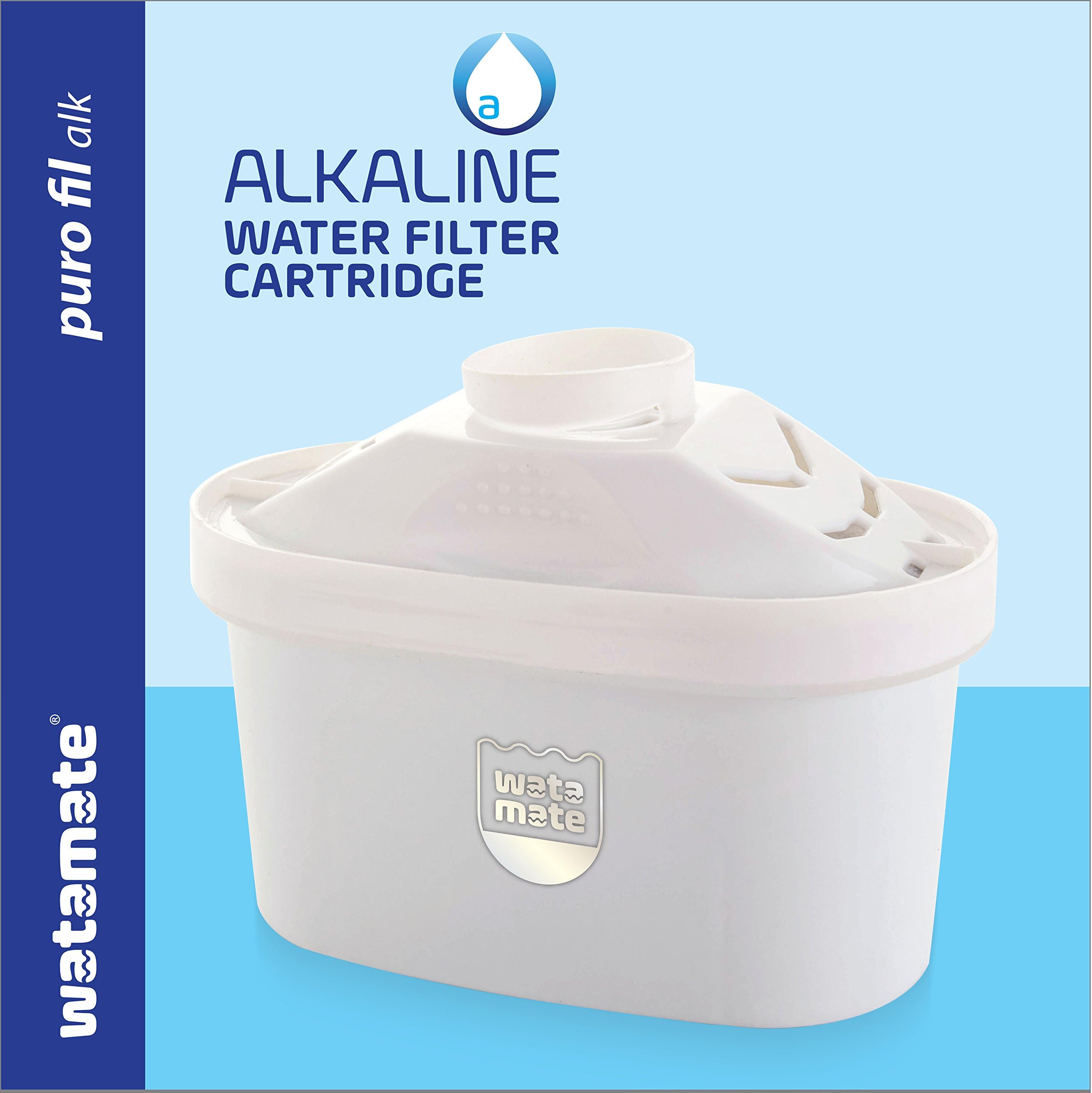 PURO Alkaline Cartridge Fits BPA-free Water Filter jug (2.6 Ltrs)