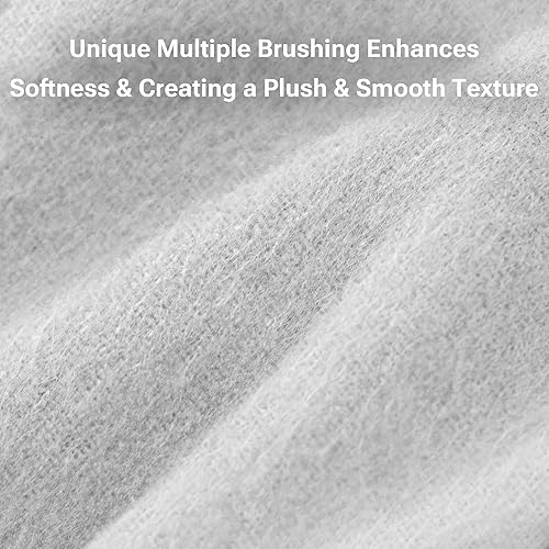 Miniatura 8 de Sleep Philosophy True North Cozy - Juego de ropa de cama cálida de franela 100% algodón, estampado novedoso de animales y estrellas, lindo,