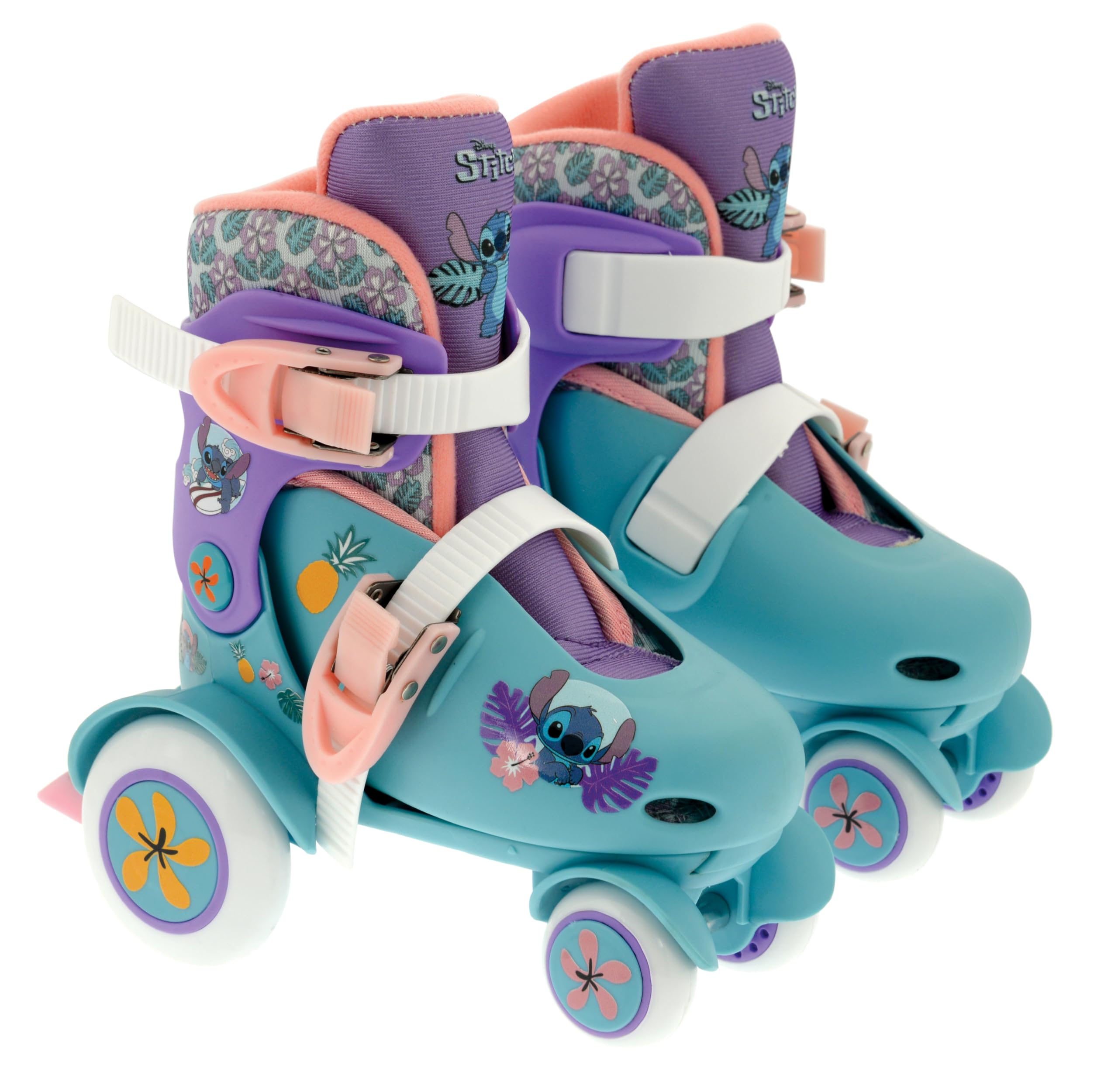 Disney Stitch Kids Inline Skates Size 9J-12J Adjustable