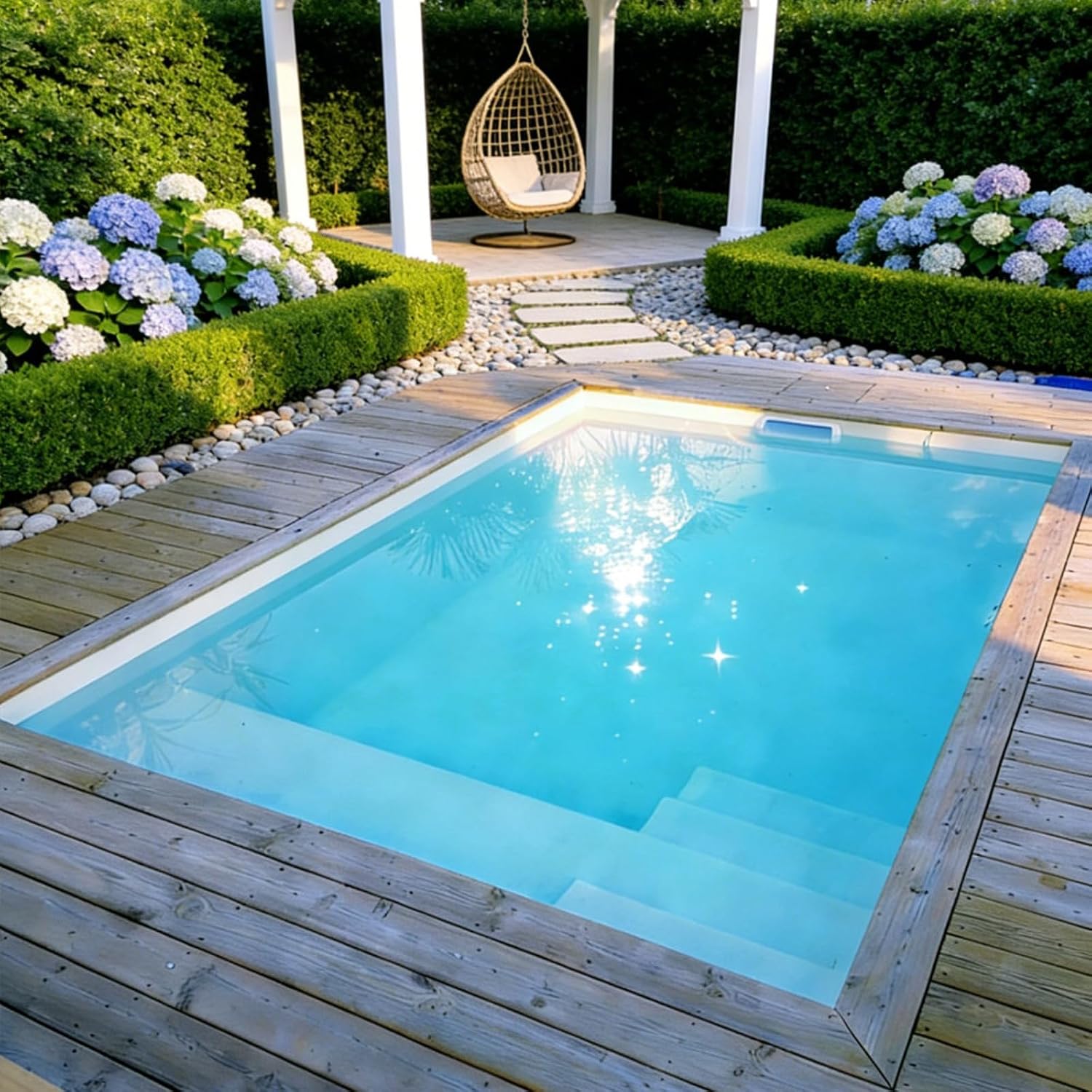 Affordable Shipping Container Swimming Pool for Small Yards – Easy-to-Install, Durable Pool for Outdoor Fun and Family Entertainment
