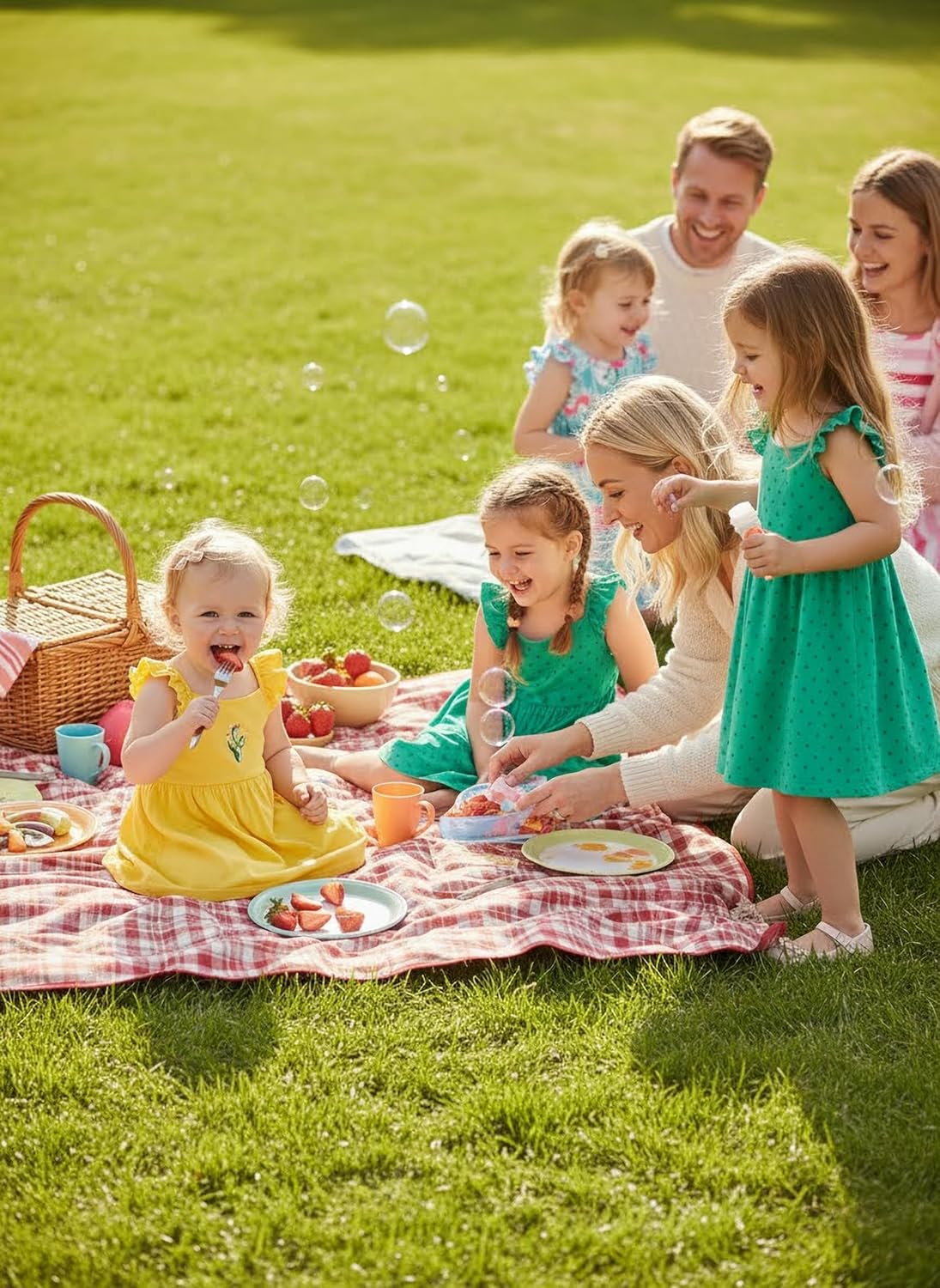 PATPAT Multipack Girl Toddler Dresses Sleeveless Flamingo Striped Toddler Casual Dresses - Image 4