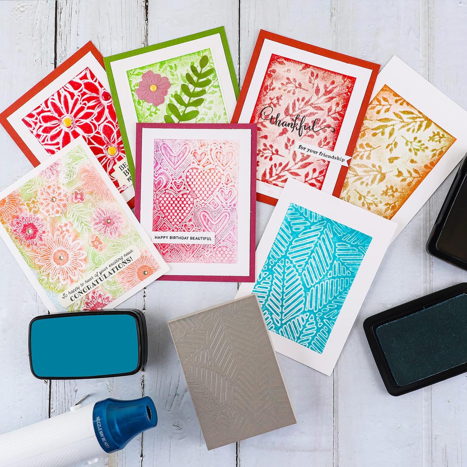 12PCS Stamping Foam,Reusable Moldable Foam Blocks for Card Making Backgrounds & Card Fronts, Moldable Foam Stamps Plastic Dry Foam Stamp Pad Cut Dry Foam Stamping Foam Block for Handicrafts Projects