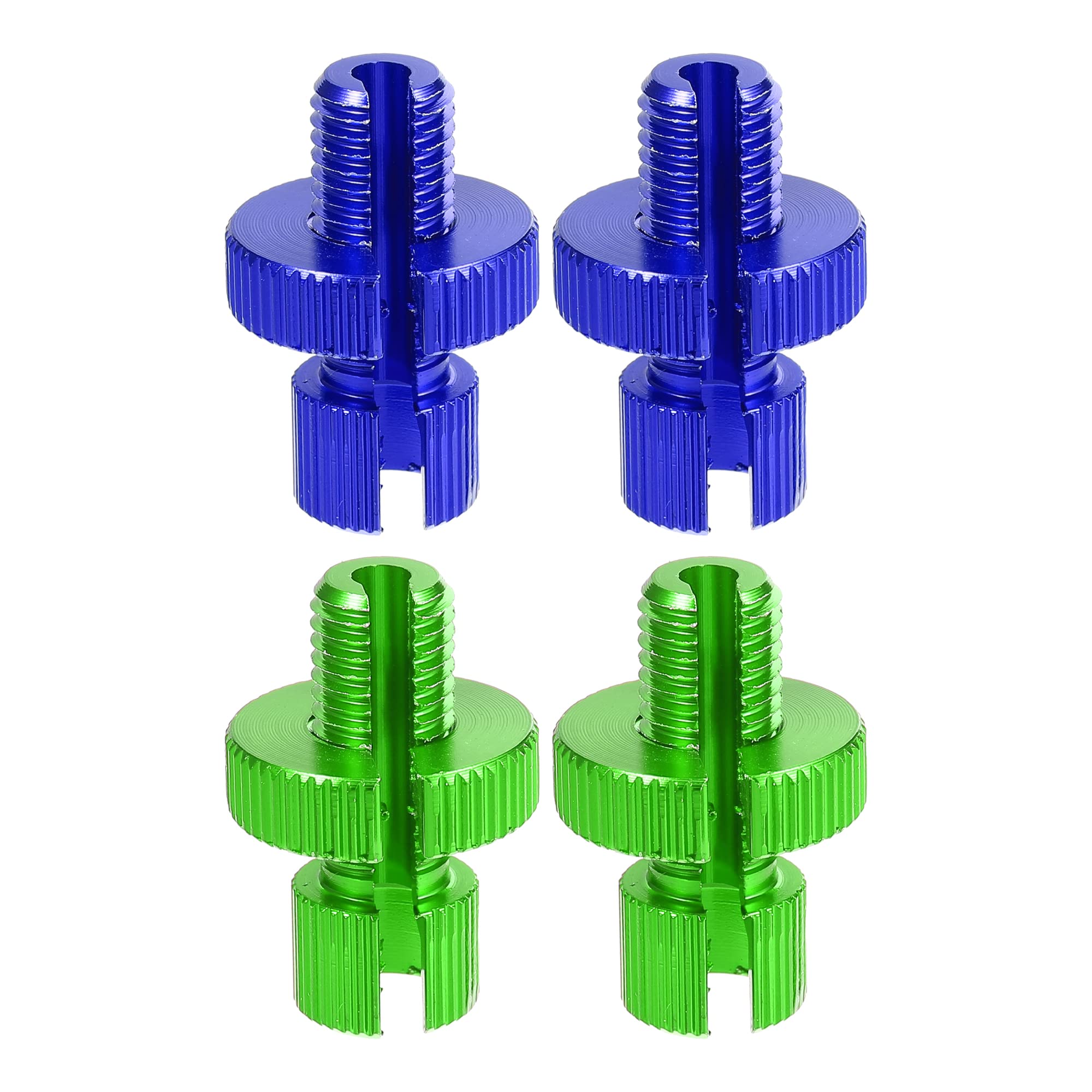 X AUTOHAUX 4 Pcs M10 Brake Clutch Cable Adjuster Screw for Motorcycle Green