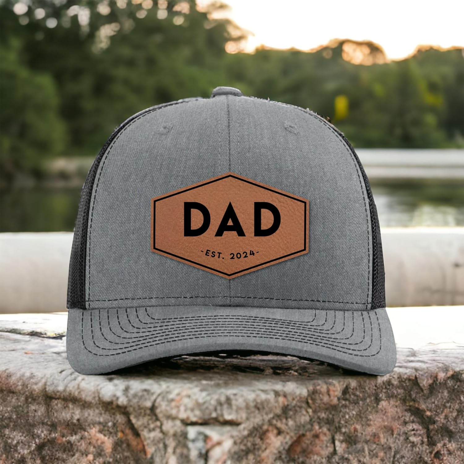 Custom Hat for Men for Him - Personalized Ballcap for Men - Fathers Day Hat for New Dad - Baseball Cap from Wife, Girlfriend, Kids - First Time Dad