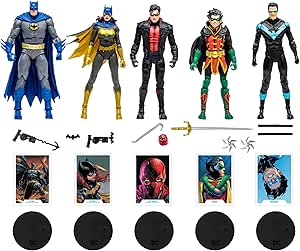 McFarlane Toys- DC Multiverse Multipack - BAT Family 5 Pack