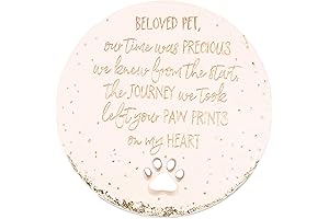 Pavilion Gift Company Beloved Pet 10" Sandstone Memorial Stepping Stone