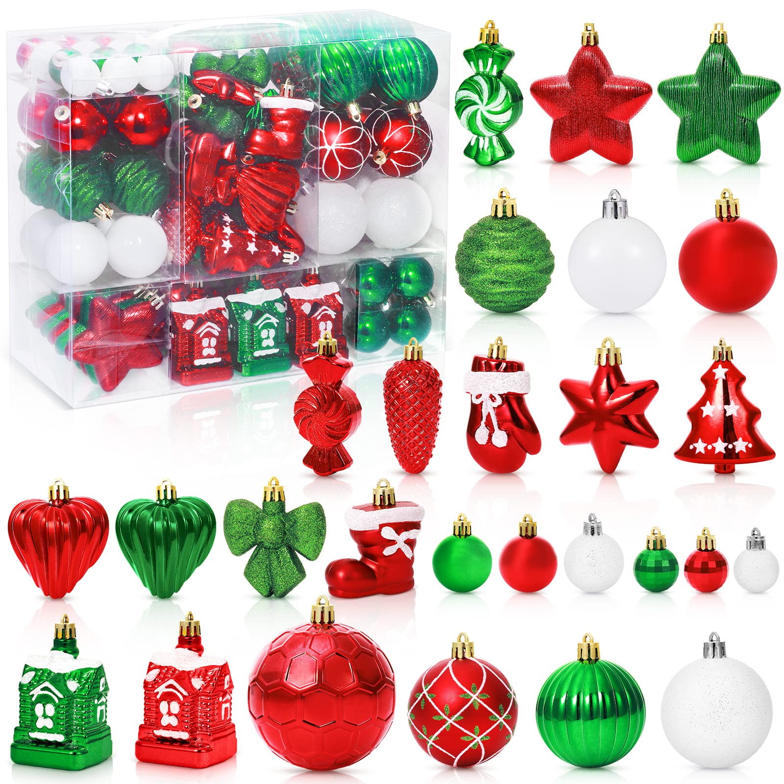 Mini christmas balls bulk Clearance