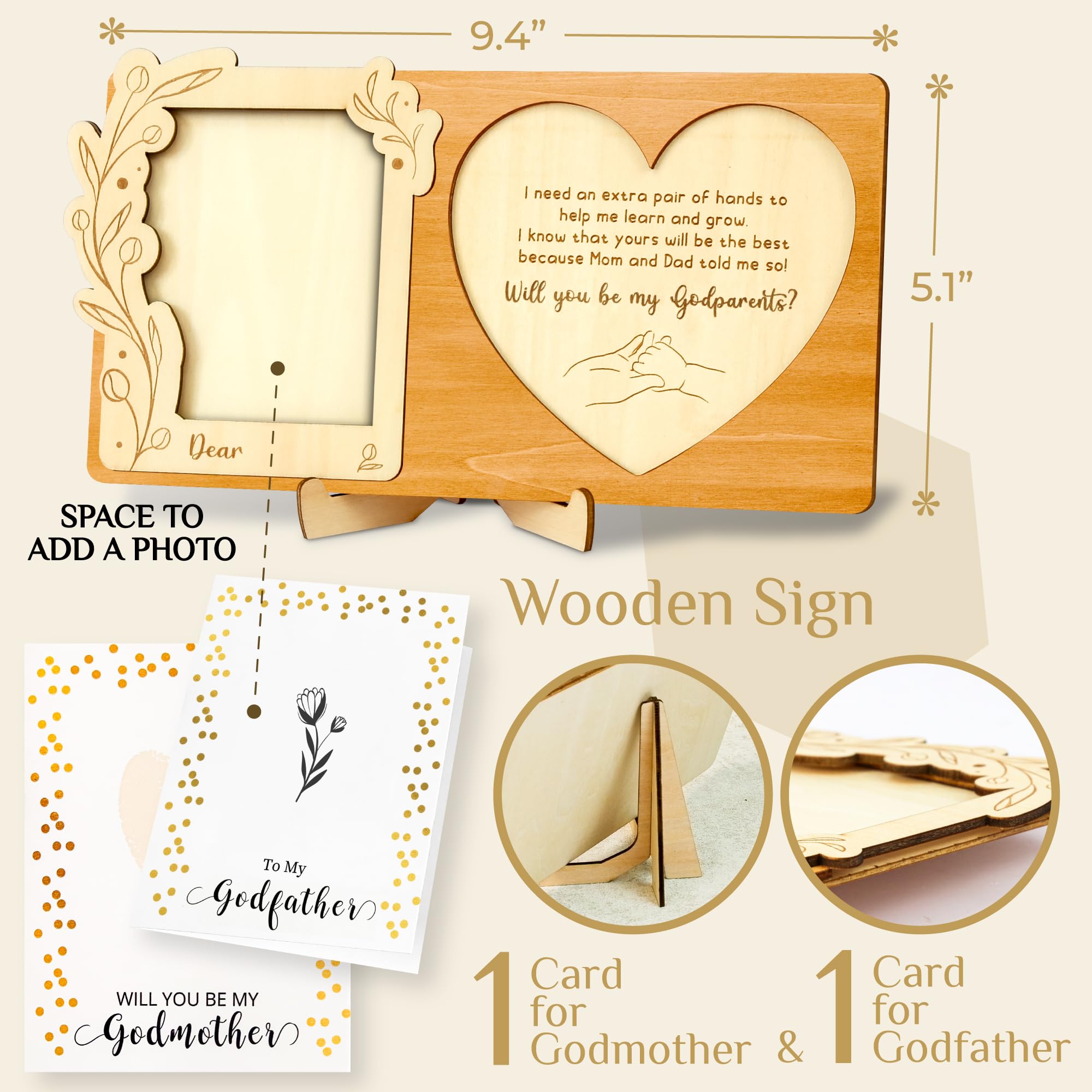 STOFINITY Willst du meine Paten sein Antragsgeschenk – Geschenk für Gotteltern, Antragsgeschenke, Patengeschenke von Patenkind, Paten, Bilderrahmen, Ideen, Taufe, Weihnachten