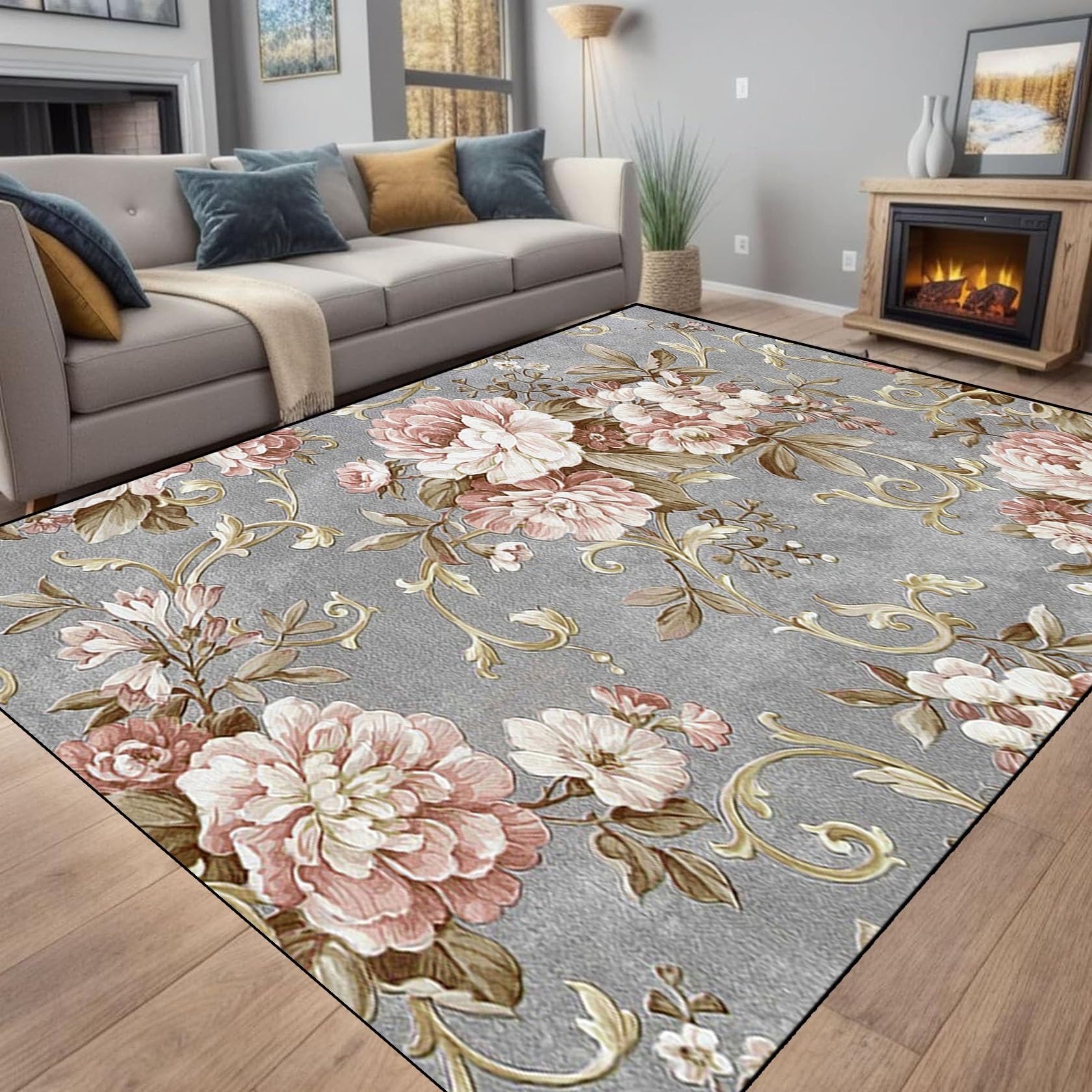 Läufer Flur Teppich Teppichmatten 70 x 190 cm Langlebig & strapazierfähig Küchenläufer Flurteppich Flurläufer Erhältlich in vielen Größen für Flur & Wohnraum, I